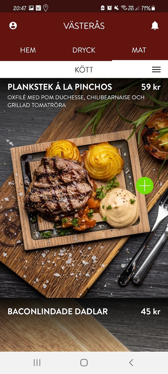 Menu Pinchos Vasteras-1